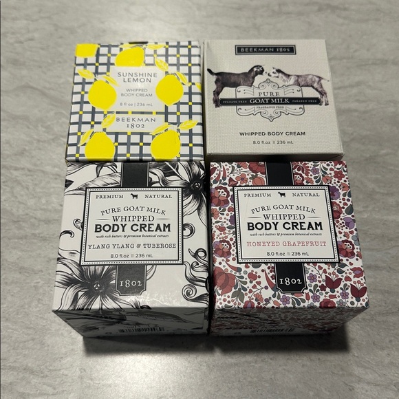 4 Beekman 1802 Whipped Body Cream